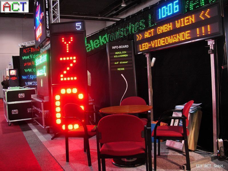 Viscom Display ACT GmbH LED-Displays - Viscom Frankfurt 2008