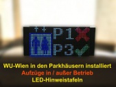 LED-Hinweistafeln