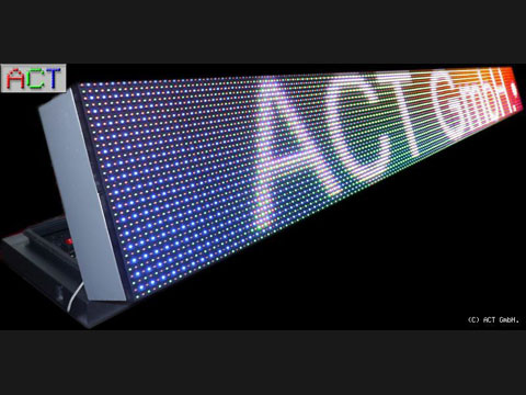 ACT GmbH LED-Displays - Video-Laufschrift