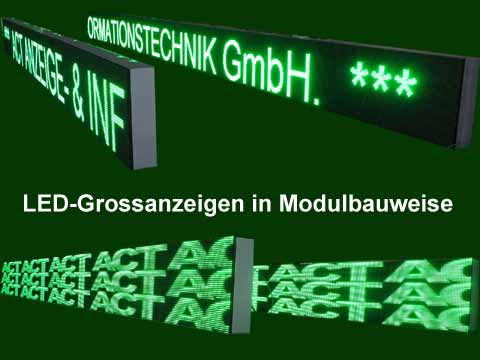 Led-Grossanzeigen