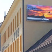 Videowand-Fassadenwerbung