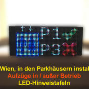 LED-Hinweistafeln