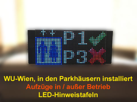 LED-Hinweistafeln