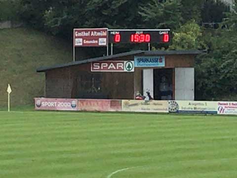 Fussball-LED-Anzeigetafel